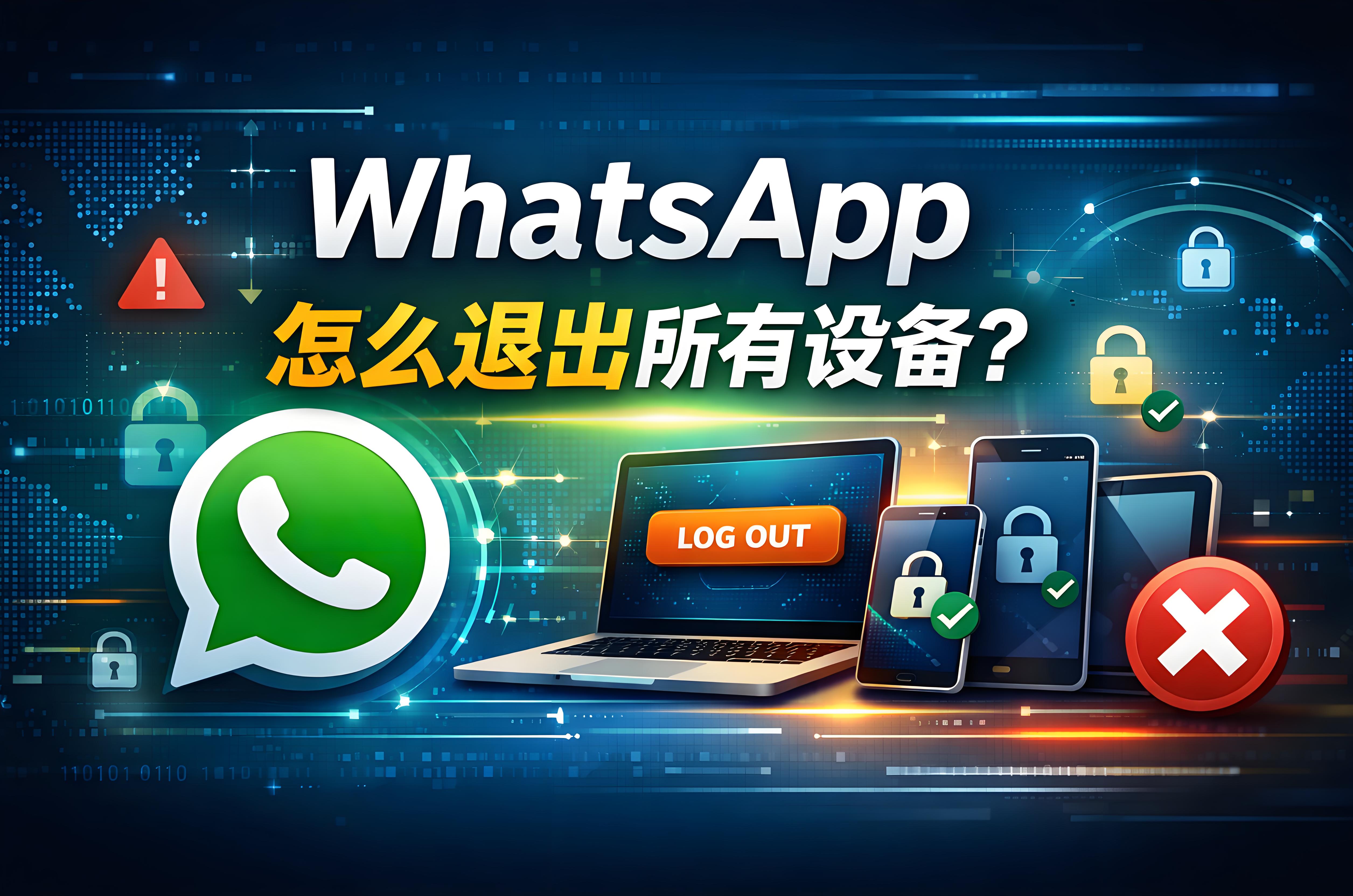 WhatsApp退出所有裝置有何技巧？
